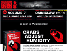 Tablet Screenshot of crabsadjusthumidity.com